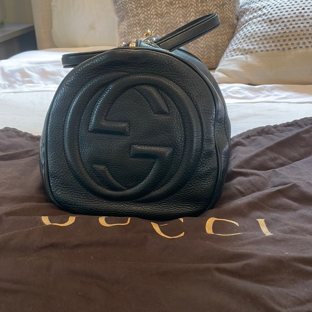 Gucci Soho Bowling Bag, Black